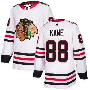 Herren Chicago Blackhawks Eishockey Trikot Patrick Kane #88 Authentic Weiß Auswärts